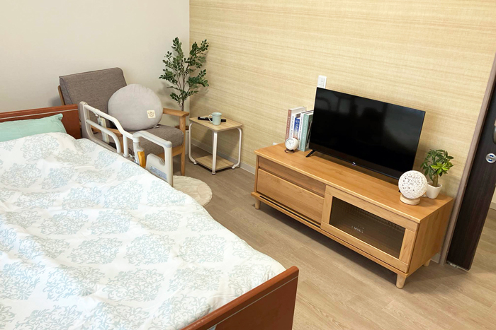 ココファン松戸六実の1人部屋です。